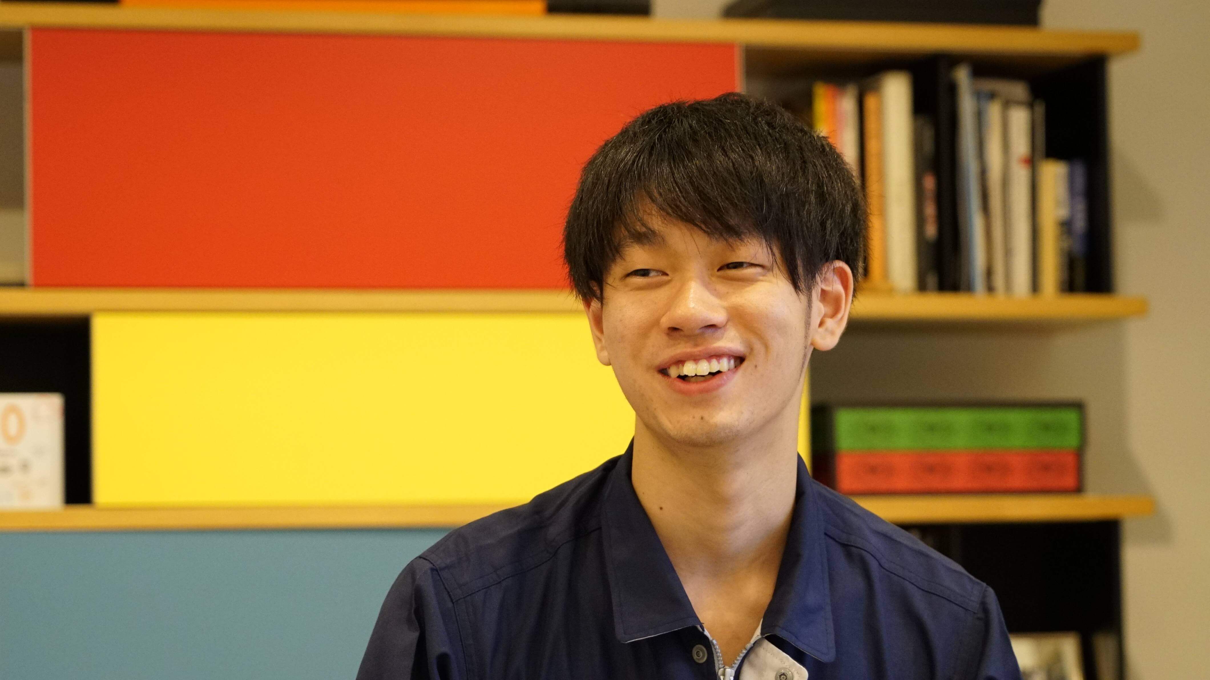 鈴木氏（2000年生まれ）テクニカルセンター